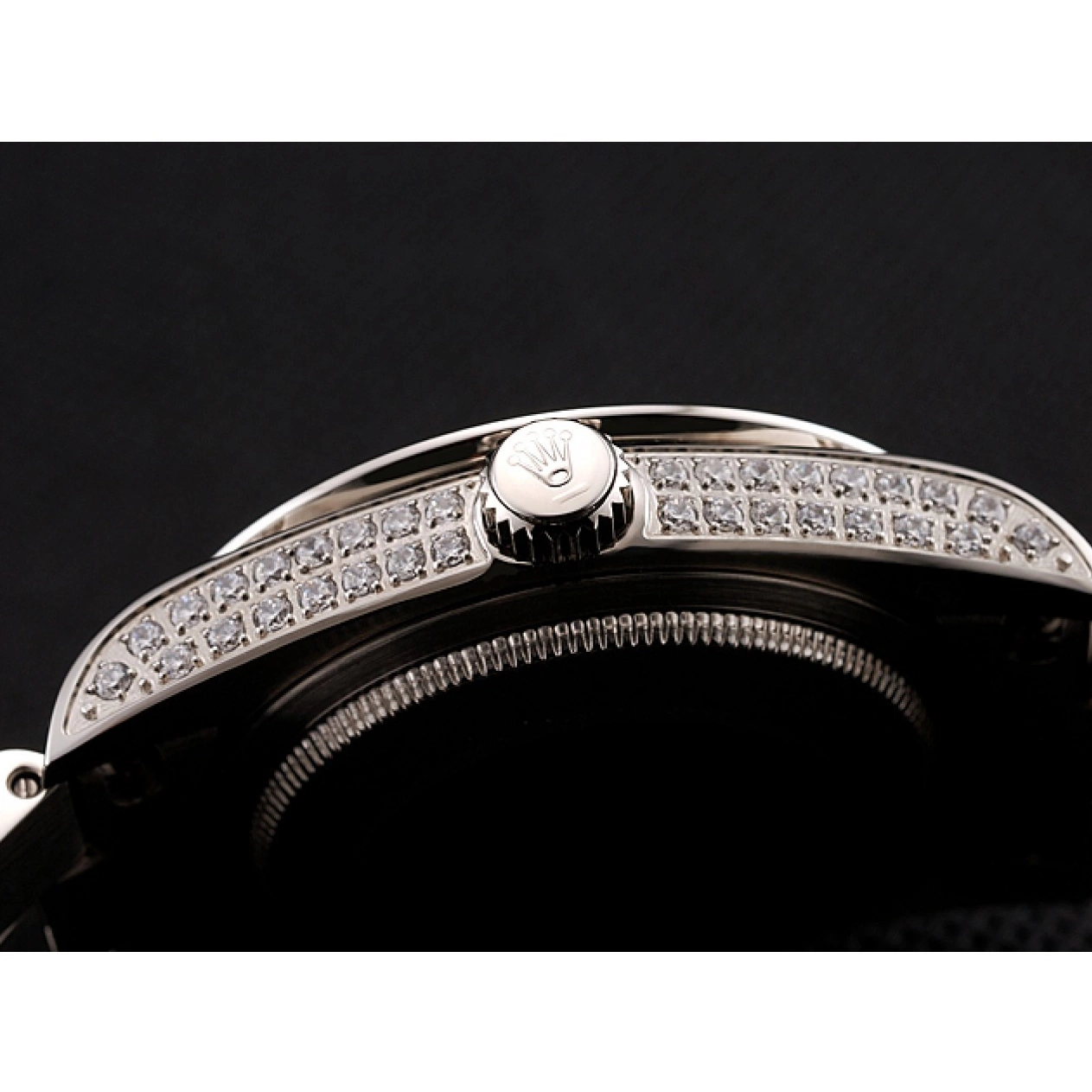 AAA Replica Watches Diamond Diamond Case Rolex Bracelet Diamond Dial Swiss Day-Date 1453950 Pave 0711